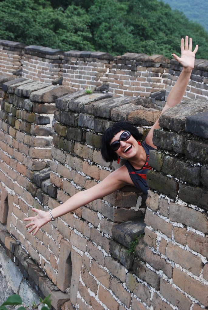 Me on the Great Wall of China!!