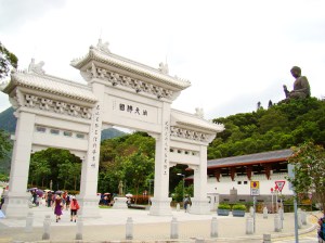 Lantau Giant Buddha and Po Lin Monastery of Hong Kong.