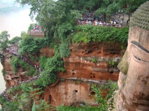 There is a local saying: "The mountain is a Buddha and the Buddha is a mountain".