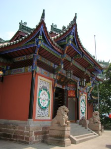 Temple entrance