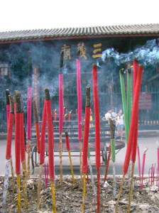 Wuhou shrine with its fragrant incense