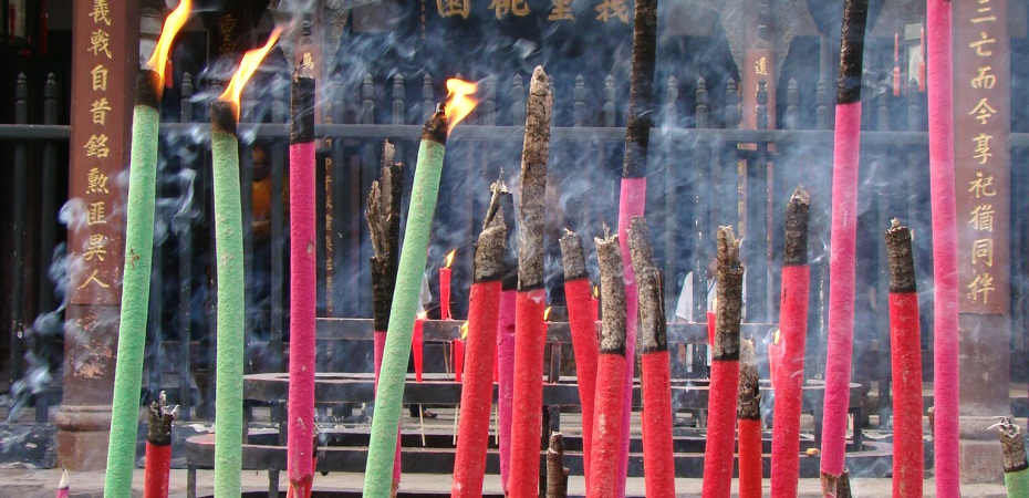 Wuhou shrine with its fragrant incense