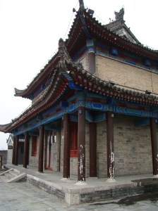 One of the gate towers