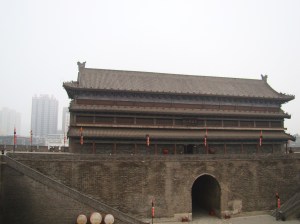 One of the gate towers