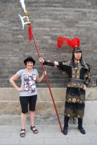 Me with a “soldier”