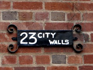 the east section of the walls