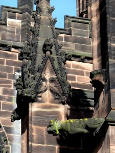 Gargoyles protecting the Cathedral