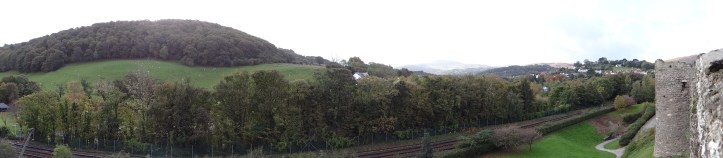 The coiuntryside surrounding Conwy