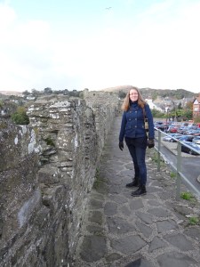  east side of the walls next to ConwyCastle