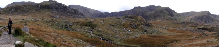 The spectacular hanging valley of Cwm Idwal