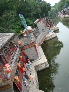 This canal filled street is known as Suzhou Steet.