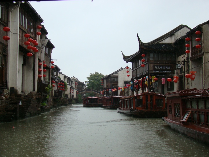 Braving the Typhoon to see the famous waterways of Suzhou