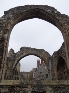 The ruins of St Augustine's Abbey