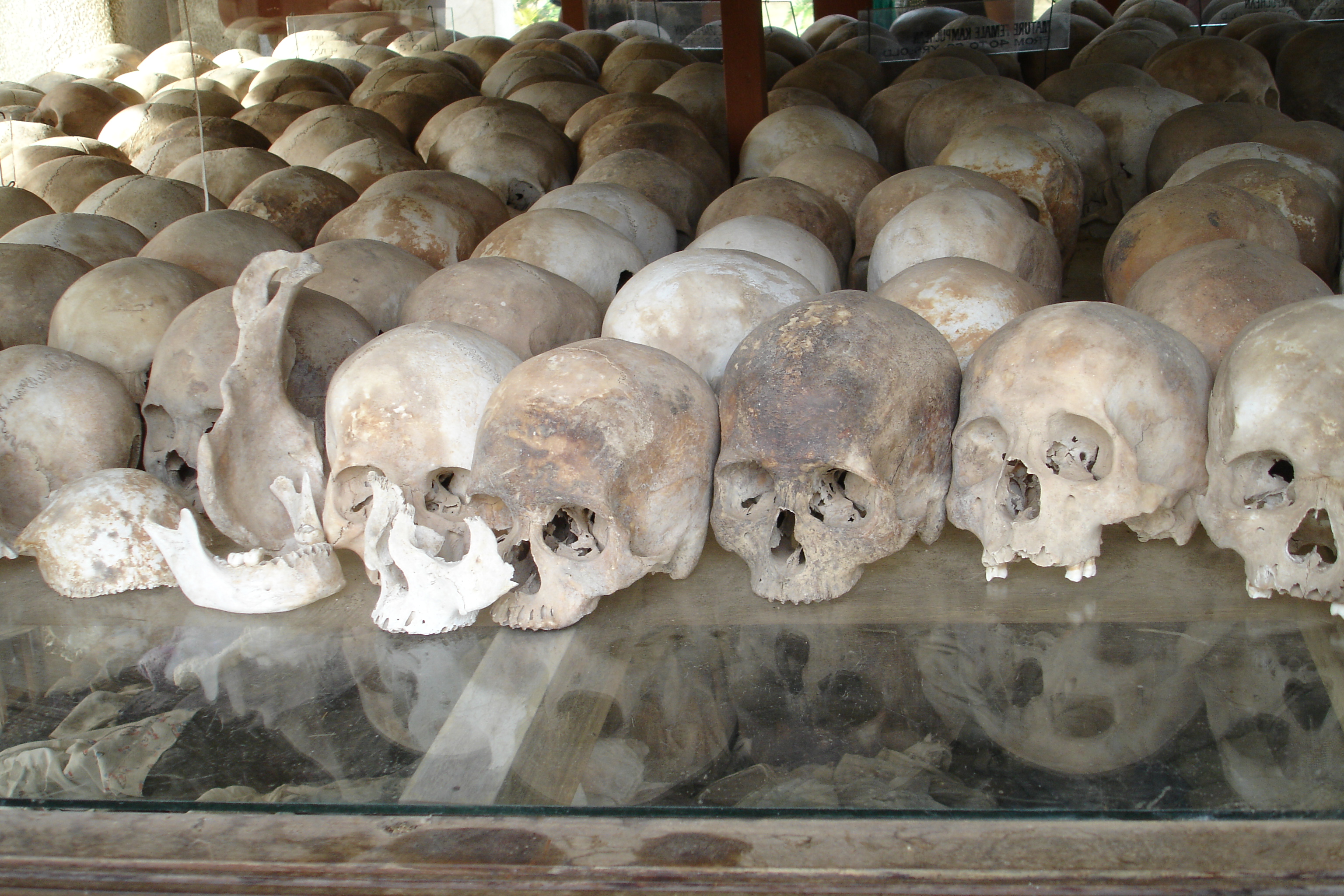 Killing Fields of Phnom Pehn filled with Mass Graves