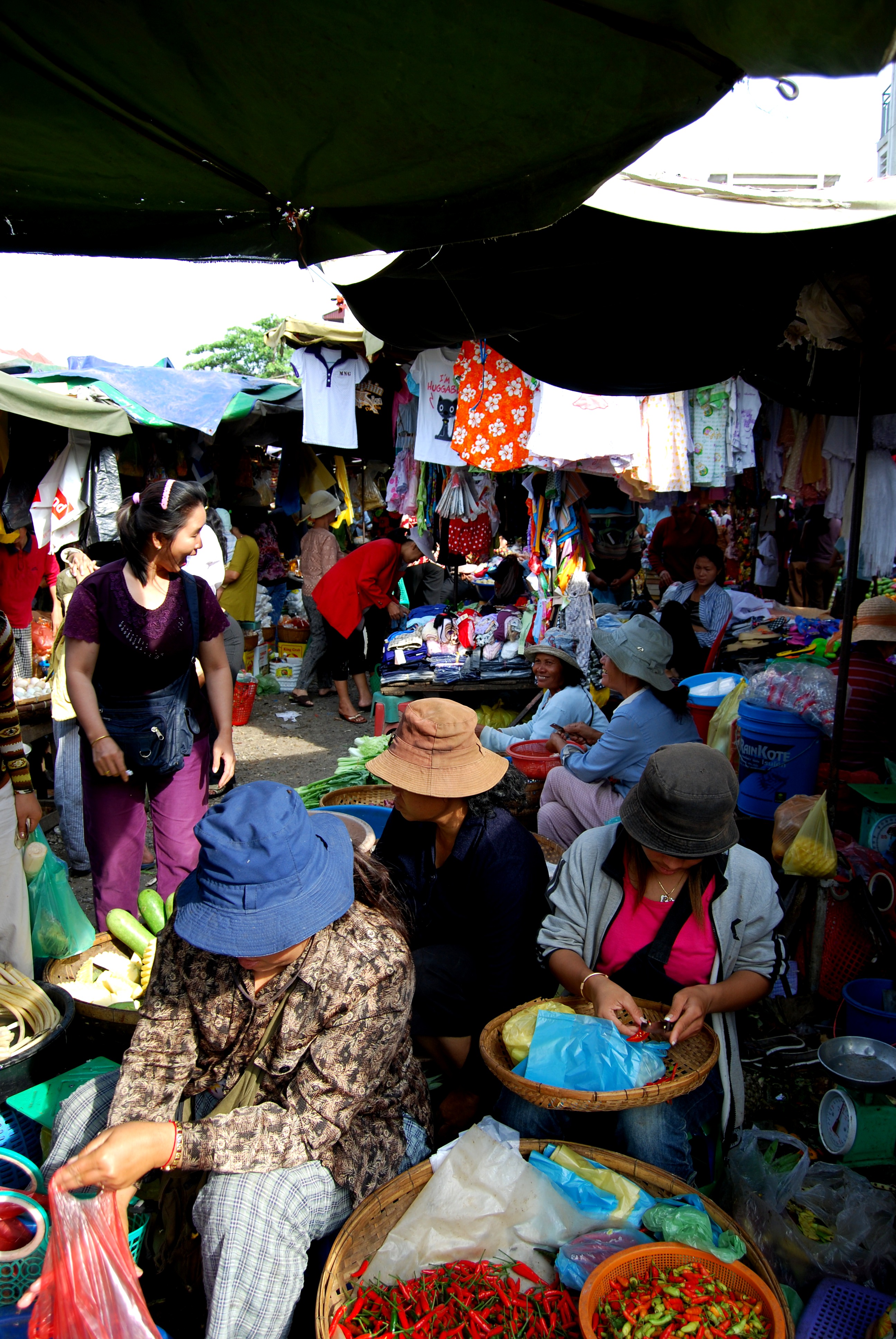 Cambodian Food Market is a Colourful, Noisy and Smelly Asault on the Senses