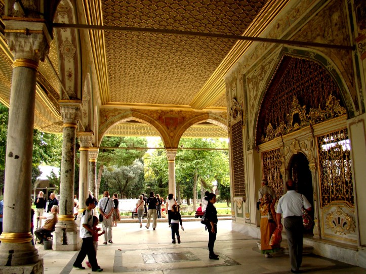 Porch outside the Imperial Divan