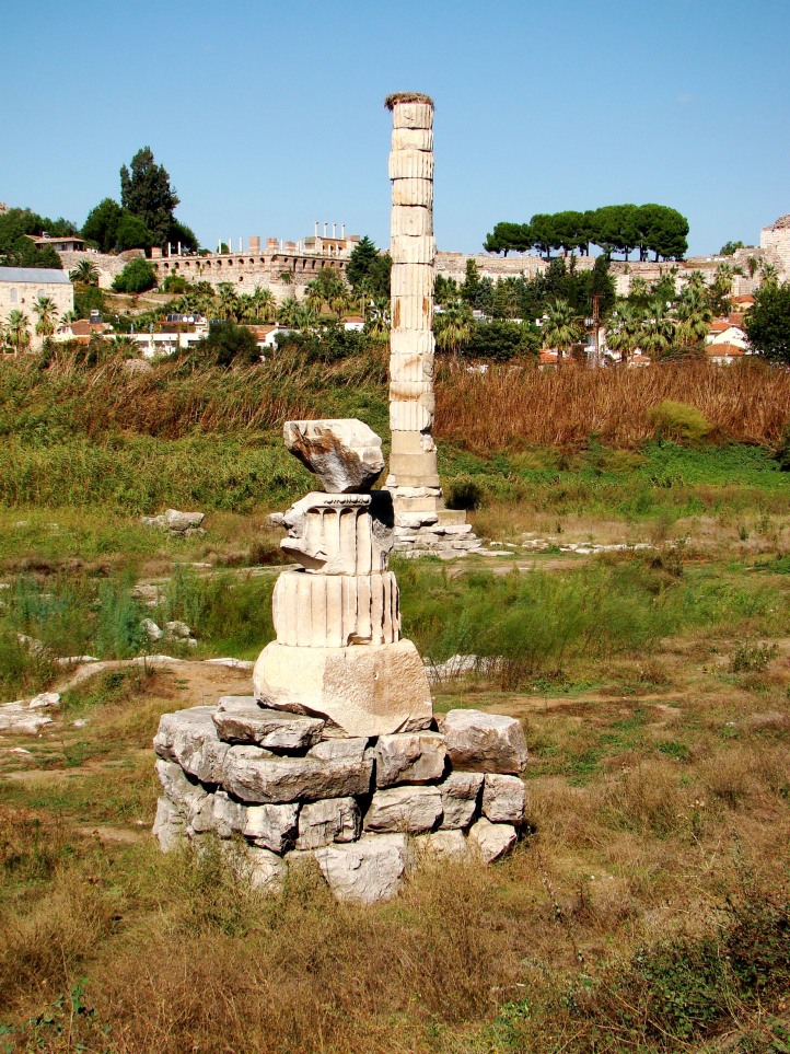 Site of the Temple of Artemis in the town of Selçuk, near Ephesus.