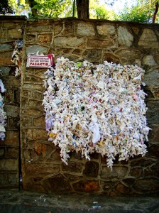 The wishing wall