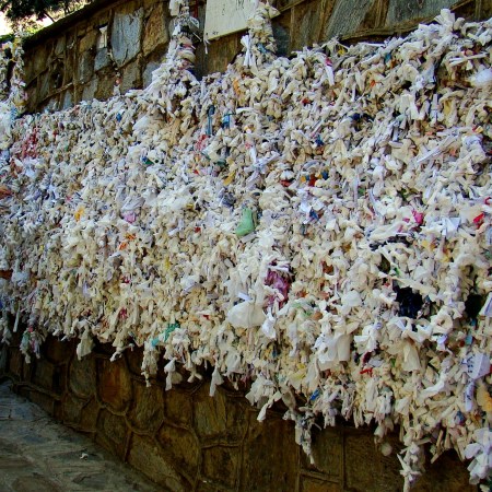 The wishing wall