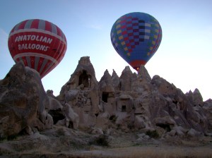 Hot Air Ballooon ride in Cappadocia, Turkey