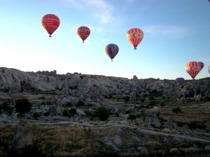 Hot Air Ballooon ride in Cappadocia, Turkey