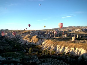 Hot Air Ballooon ride in Cappadocia, Turkey