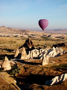 Hot Air Ballooon ride in Cappadocia, Turkey