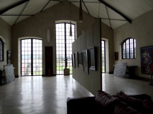 Colonial style windows found in Saronsberg Winery
