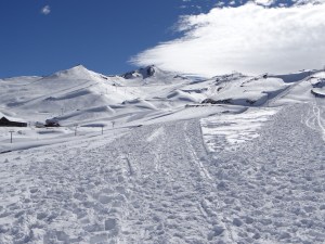 On top of the Andes in Chile