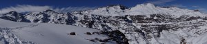 On top of the Andes in Chile