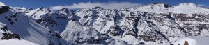 On top of the Andes in Chile