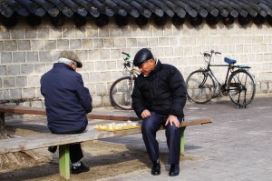 Exploring the buildings of Jeonju, South Korea