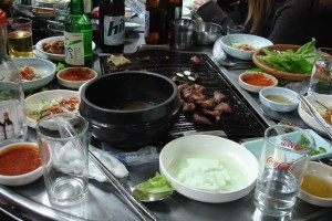 Eating out in Jeonju, South Korea