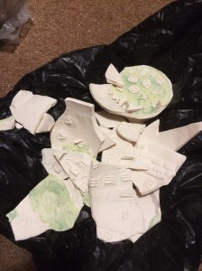 Created an art studio at home