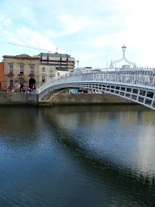 The famous Temple bar district of Dublin