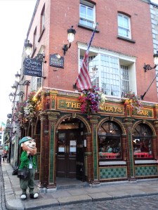 The famous Temple bar district of Dublin