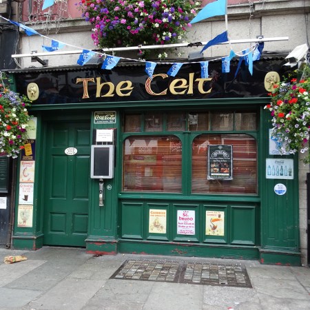 The famous Temple bar district of Dublin