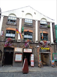 The famous Temple bar district of Dublin