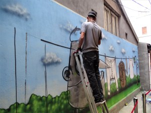 Street art in Shanghai