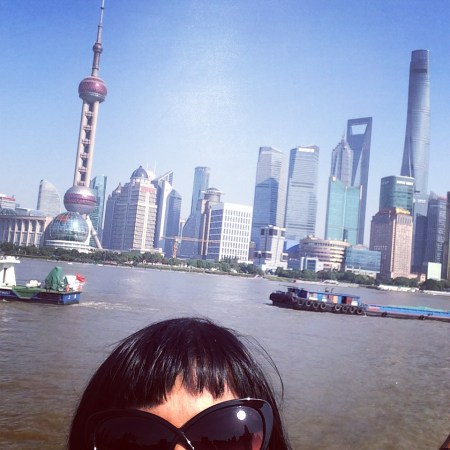 The famous Shanghai – Pudong skyline