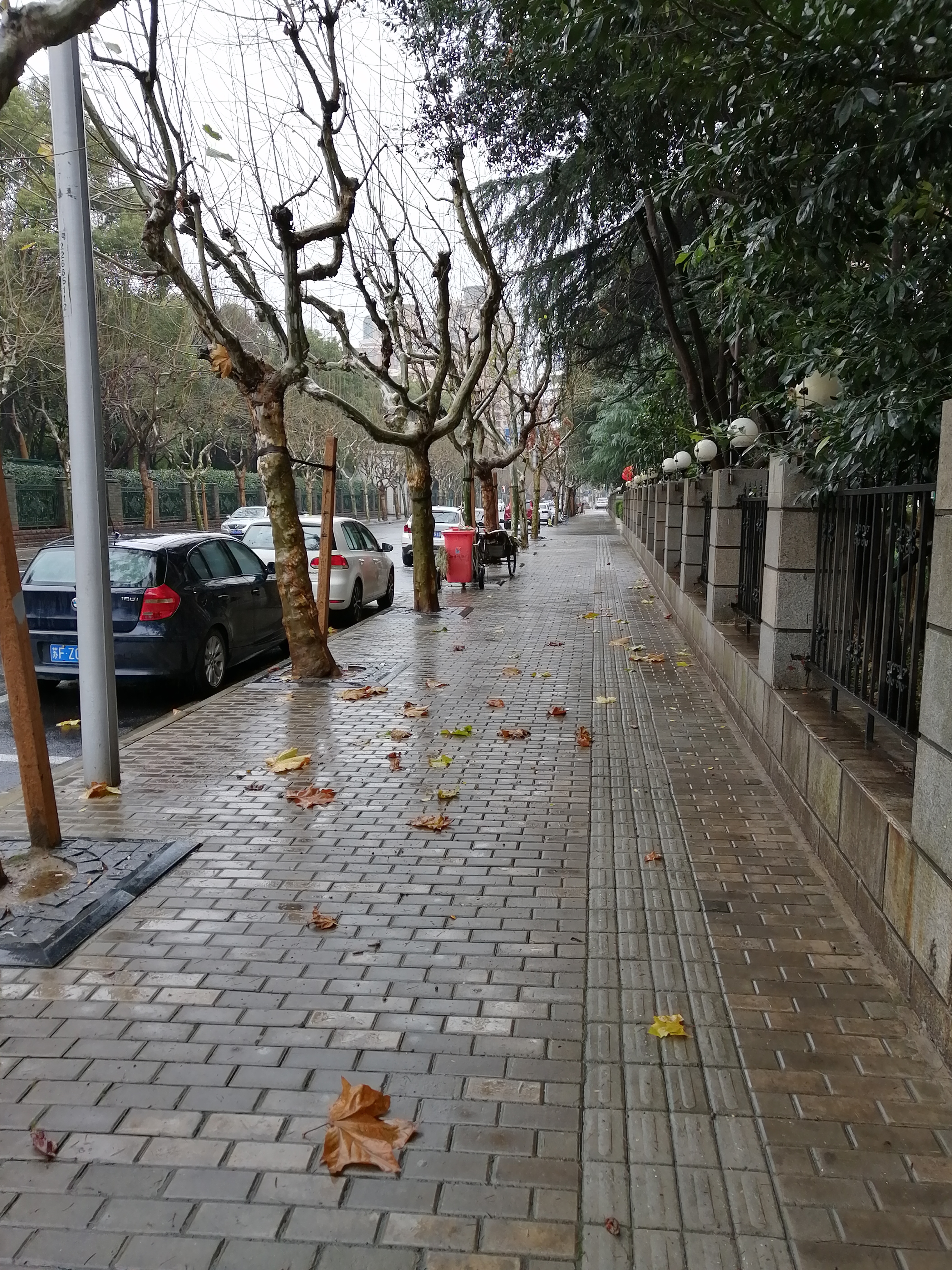 Winter Cycling through the streets of Shanghai