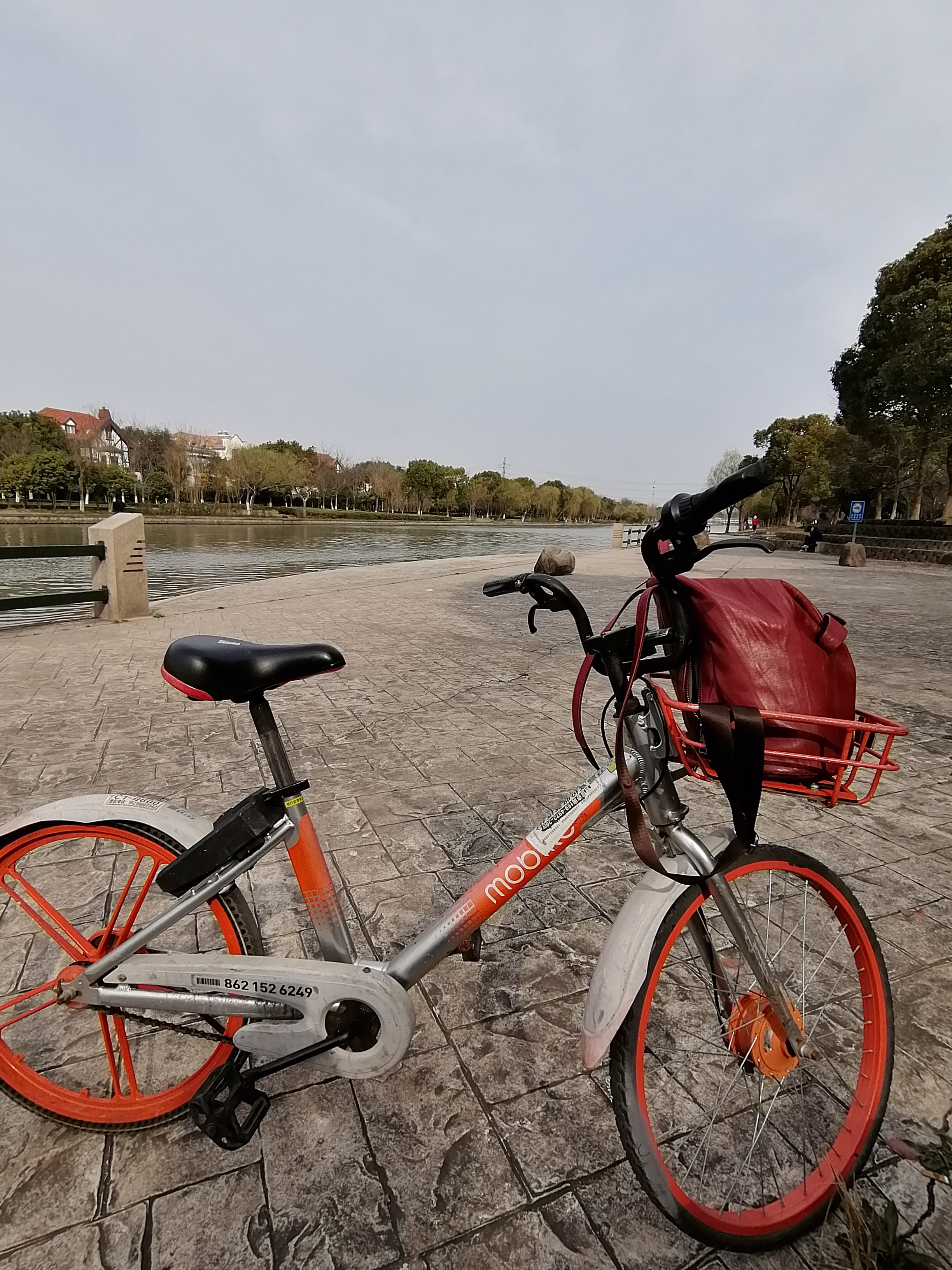 Winter Cycling through the streets of Shanghai